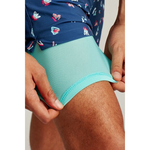 Bonobos Riviera Recycled Swim Trunks Shorts Navy Sketch Floral Printed L 265671 - Picture 3 of 7